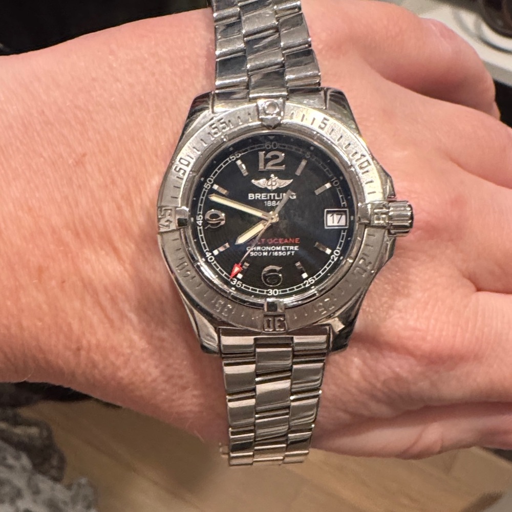 Breitling Colt Oceane steel quartz women's watch A77380 - Picture 3 of 5